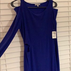 NEW elegent long blue dress